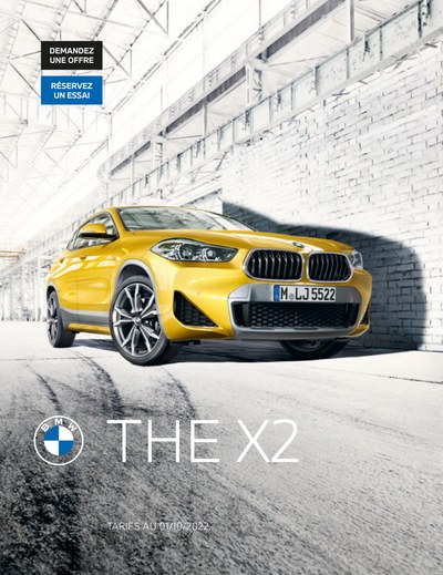 Couverture Brochure BMW X2