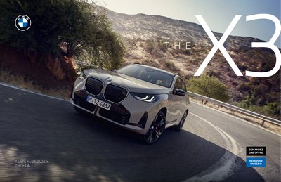 Couverture Brochure BMW X3