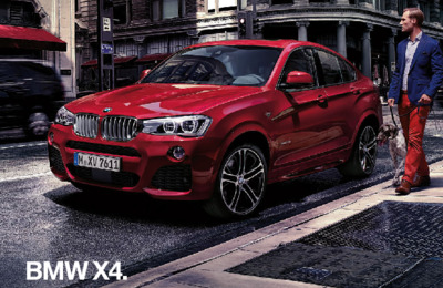 Couverture Brochure BMW X4