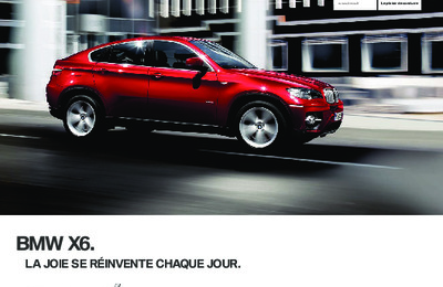 Couverture Brochure BMW X6