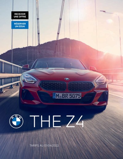 Couverture Brochure BMW Z4