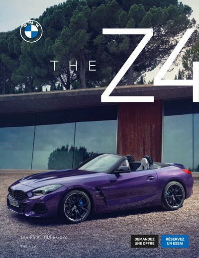 Couverture Brochure BMW Z4