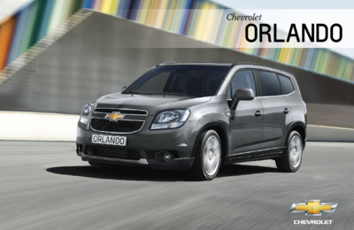 Couverture Brochure Chevrolet Orlando