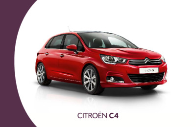Couverture Brochure Citroën C4