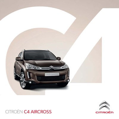 Couverture Brochure Citroën C4 Aircross