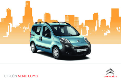 Couverture Brochure Citroën Nemo