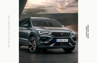 Couverture Brochure Cupra Ateca