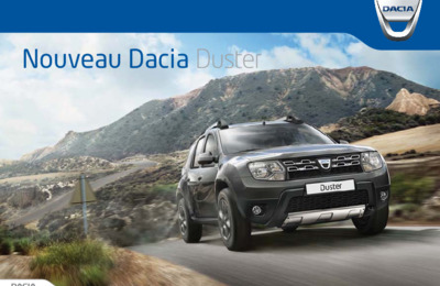 Couverture Brochure Dacia Duster