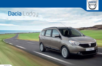 Couverture Brochure Dacia Lodgy