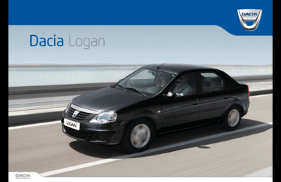 Couverture Brochure Dacia Logan