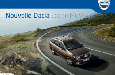 Couverture Brochure Dacia Logan