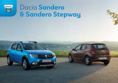 Couverture Brochure Dacia Sandero
