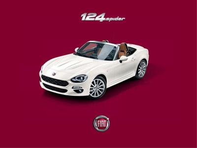 Couverture Brochure Fiat 124 Spider