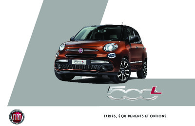 Couverture Brochure Fiat 500L