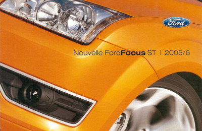 Couverture Brochure Ford Focus