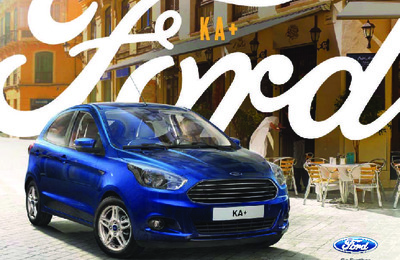 Couverture Brochure Ford Ka