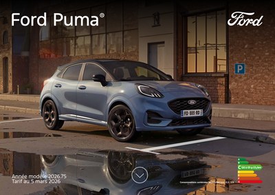 Couverture Brochure Ford Puma