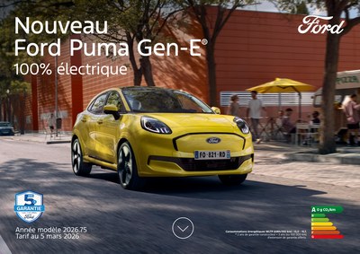 Couverture Brochure Ford Puma
