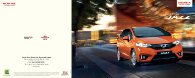 Couverture Brochure Honda Jazz
