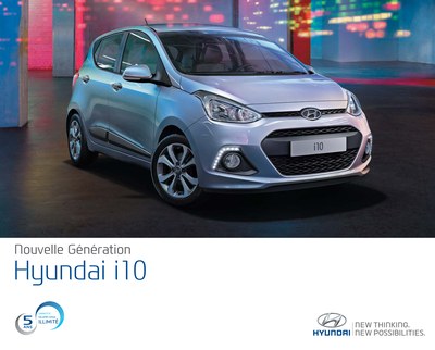 Couverture Brochure Hyundai i10