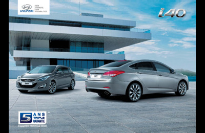 Couverture Brochure Hyundai i40
