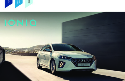 Couverture Brochure Hyundai Ioniq