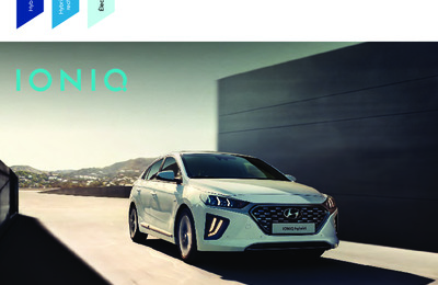 Couverture Brochure Hyundai Ioniq