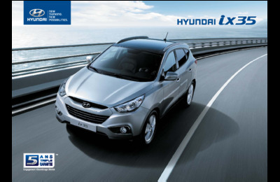 Couverture Brochure Hyundai ix35