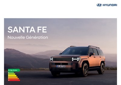 Couverture Brochure Hyundai Santa Fe