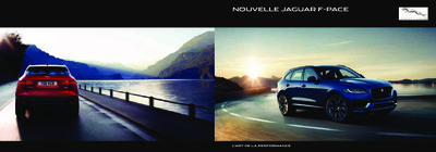 Couverture Brochure Jaguar F-Pace