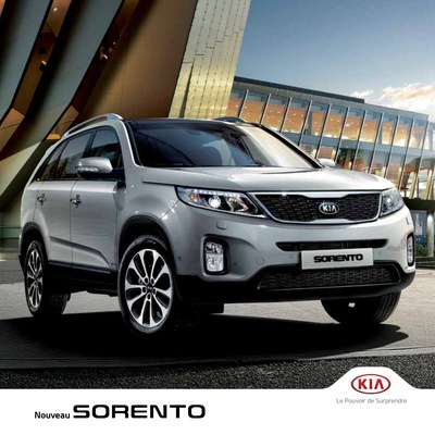Couverture Brochure Kia Sorento