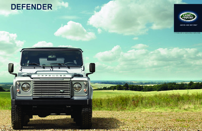 Couverture Brochure Land Rover Defender