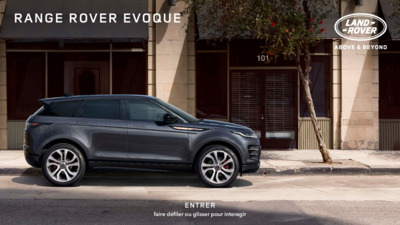 Couverture Brochure Land Rover Range Rover Evoque