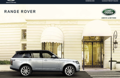 Couverture Brochure Land Rover Range Rover