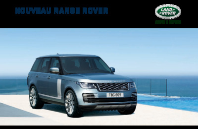 Couverture Brochure Land Rover Range Rover