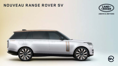 Couverture Brochure Land Rover Range Rover