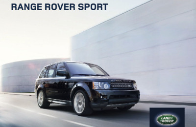 Couverture Brochure Land Rover Range Rover Sport