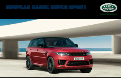 Couverture Brochure Land Rover Range Rover Sport