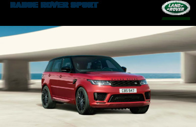 Couverture Brochure Land Rover Range Rover Sport