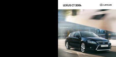 Couverture Brochure Lexus CT
