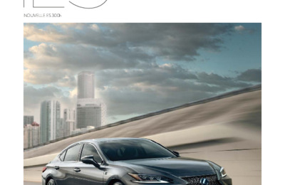 Couverture Brochure Lexus ES