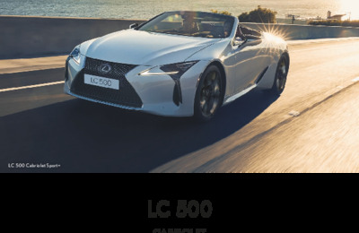 Couverture Brochure Lexus LC