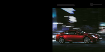 Couverture Brochure Lexus RC