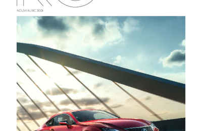 Couverture Brochure Lexus RC