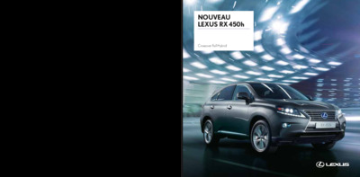 Couverture Brochure Lexus RX