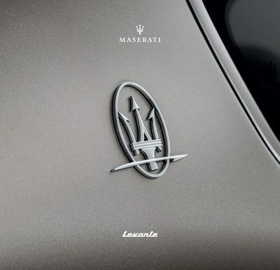 Couverture Brochure Maserati Levante