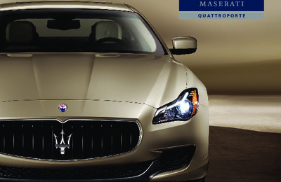 Couverture Brochure Maserati Quattroporte