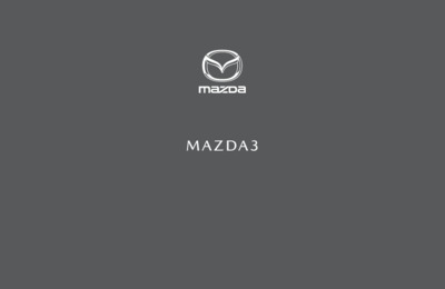 Couverture Brochure Mazda 3