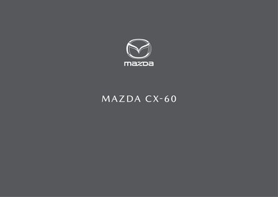 Couverture Brochure Mazda CX-60