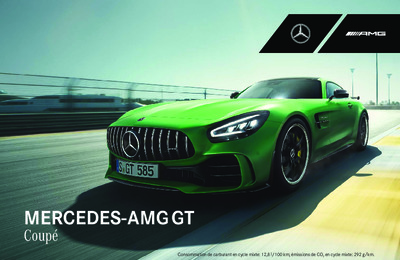 Couverture Brochure Mercedes-Benz AMG GT